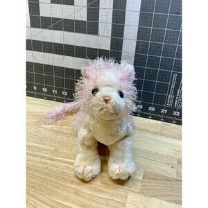 Ganz - Webkinz - Pink and White Cat Plush - Stuffed Animal - HM189 No Code